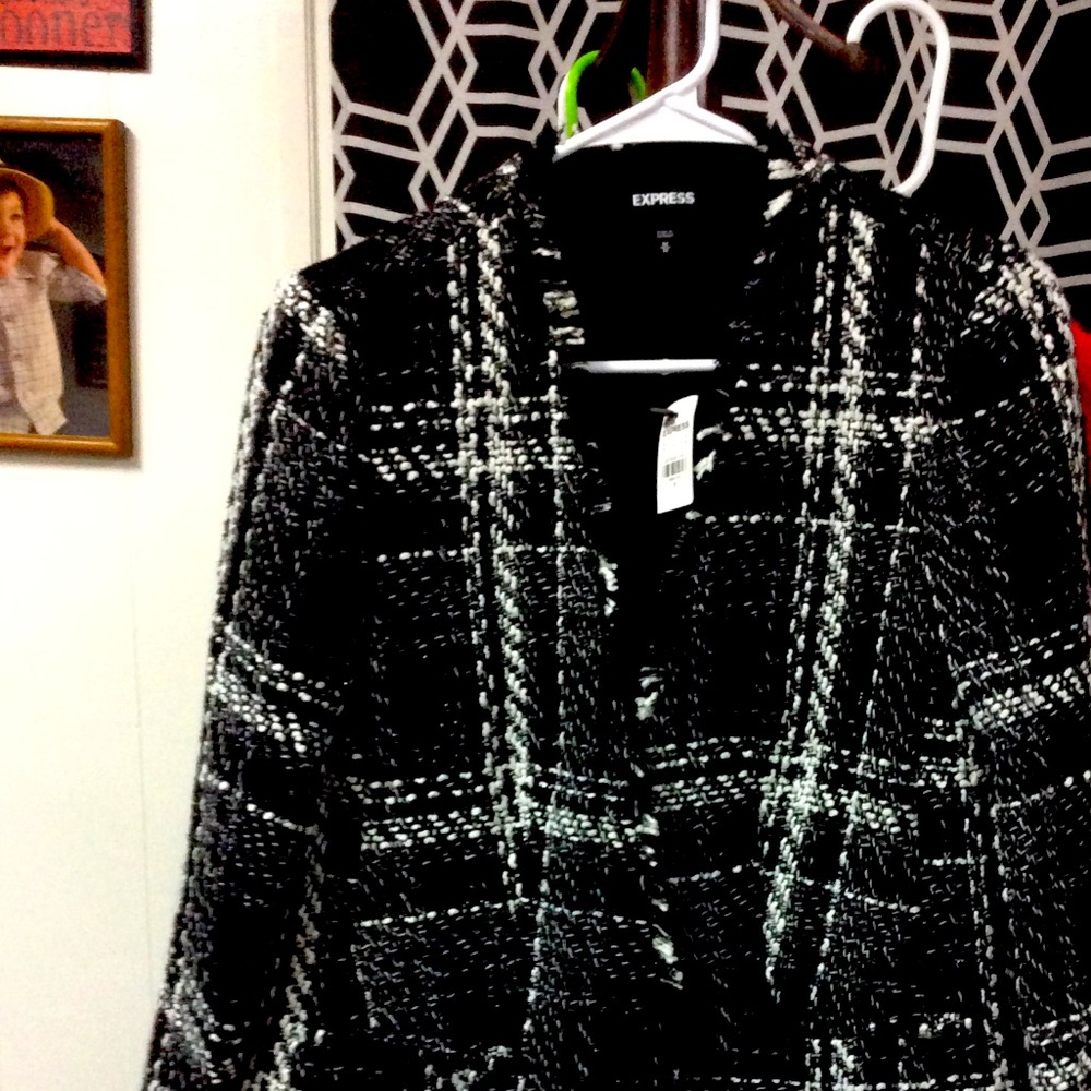 NWT women’s Express tweed jacket.